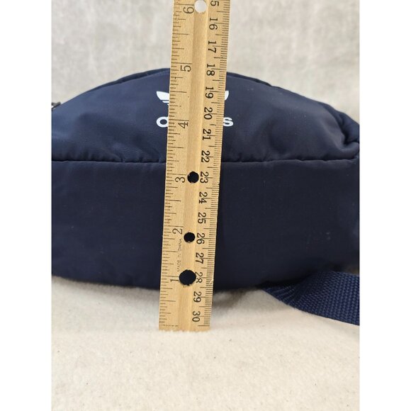 Adidas Navy‎ Blue Waist Bag With Adjustable Strap & Zippered Pockets - Picture 11 of 12